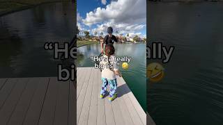 I caught the big fish! 😳 #fishing #funny #fyp