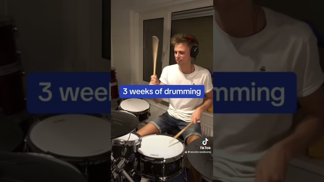 1 Day VS. 10 Years of Drumming😎🤩 
