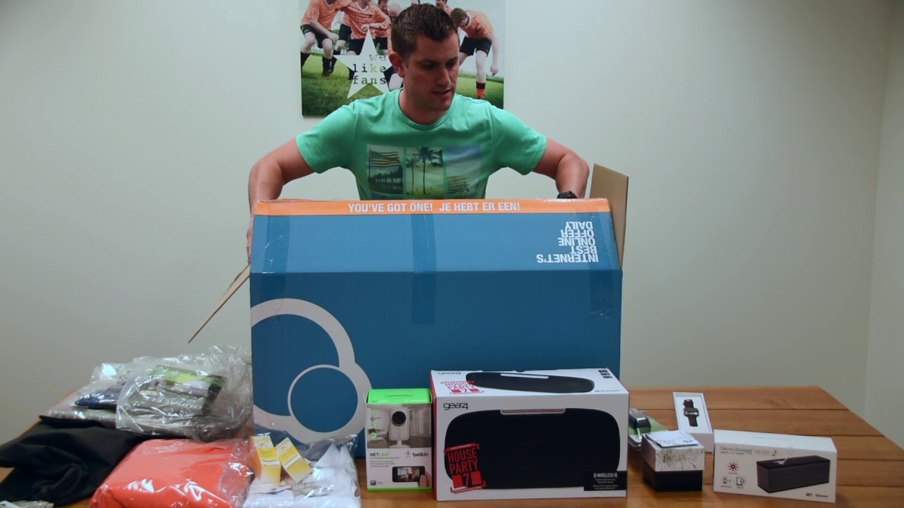 Amazing unboxing iBood HUNT / (big) BOX (dikke doos)  juni 2017