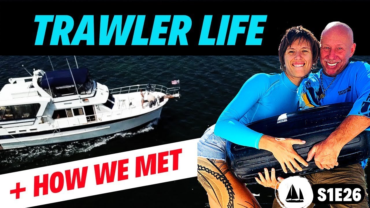 TRAWLER LIFE: Marina Life on Trawler Boat while Restoring Pilothouse MOTORSAILER (Pilothouse Ketch)