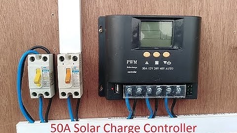 50A Solar Charge Controller Installation