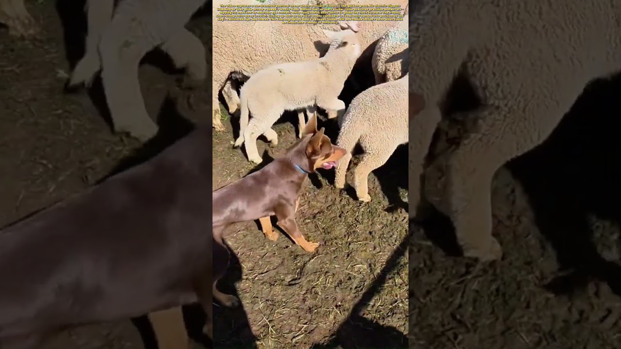 Shear Teamwork: How Man and Dog Master the Art of Fleece Farming