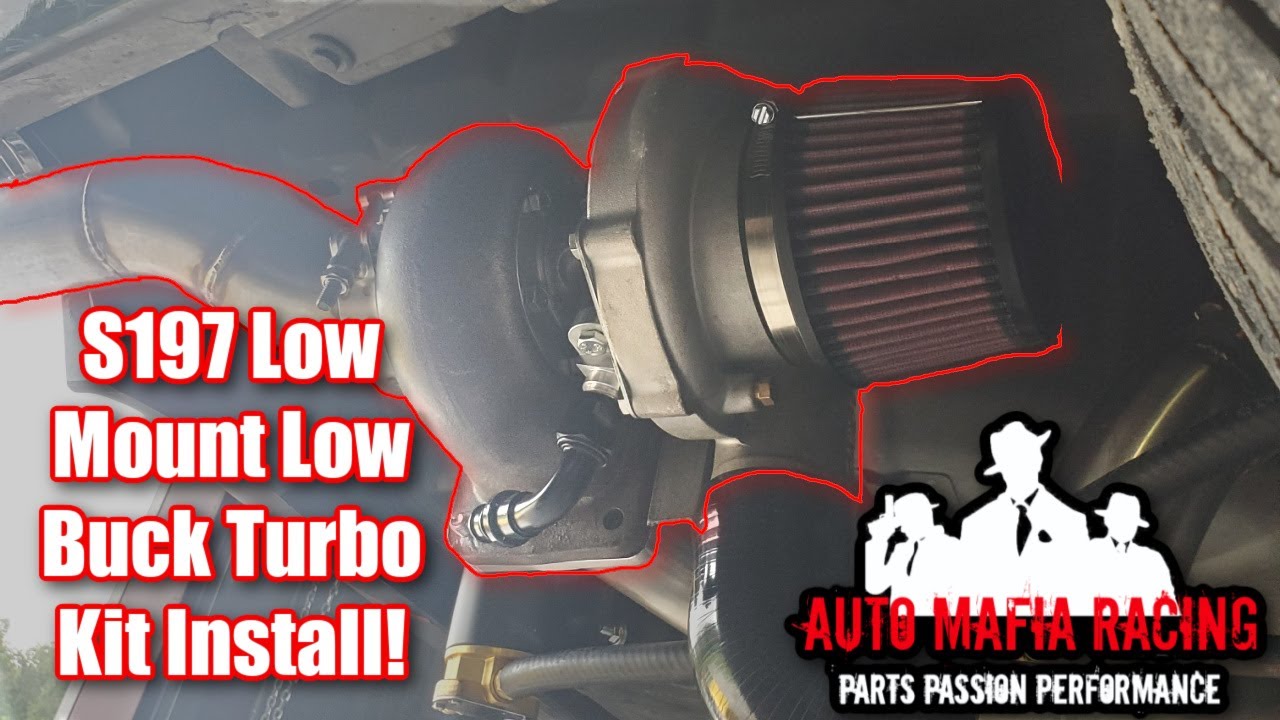 How to install the low buck low mount turbo on an S197 v6 Mustang