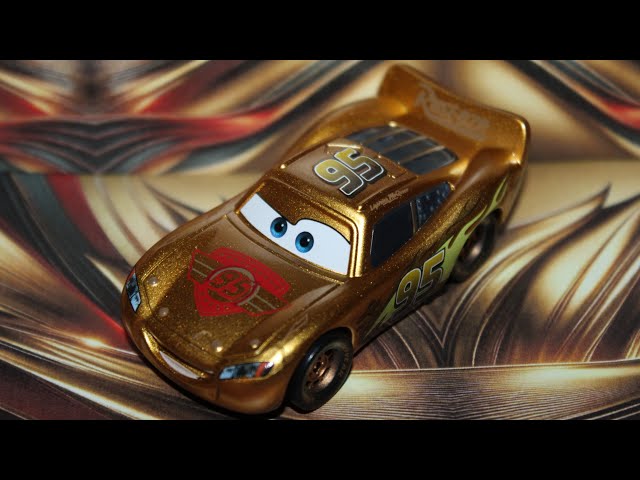 Disney Cars Gold Metallic #95 Day Lightning McQueen (Factory