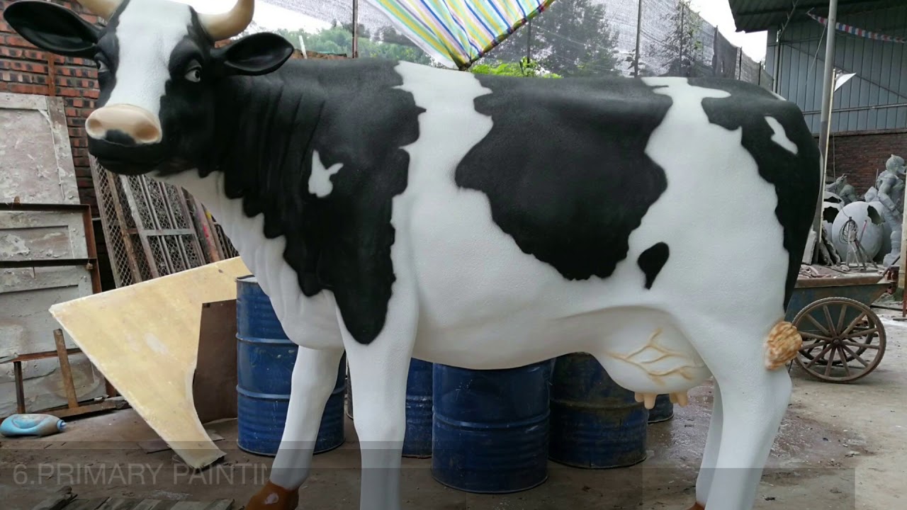 How to produce the fiberglass dairy cowNancyWang YouTube