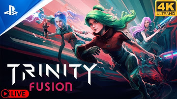 I Tried Again || TRINITY FUSION Full Gameplay  / No Commentary 【FULL GAME】4K Ultra HD