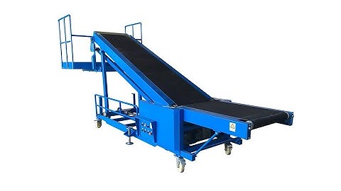 Mobile Truck Loading Conveyor with Elevating Platform