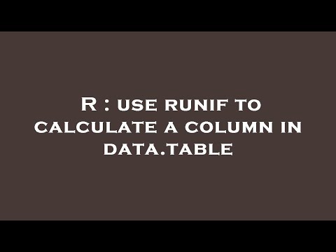 R : use