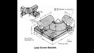 Lead Screw Bracket Design in SolidWorks | Beginners CAD Tutorial