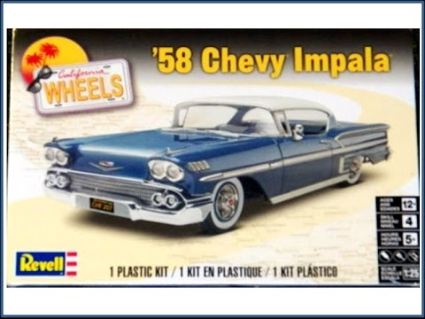 Comment construire la Chevrolet Impala 1958  lchelle 125 du kit de modle Revell  85 4419