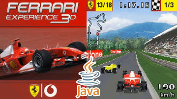 Ferrari Experience 3D JAVA GAME (Sumea & Digital Chocolate 2004 year)