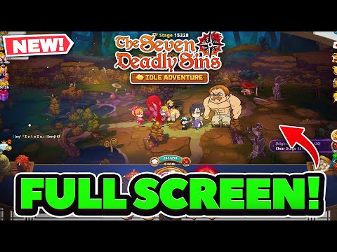 How to Play The Seven Deadly Sins: IDLE Fullscreen on PC