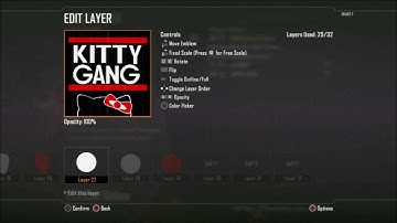 Black Ops 2: Hello Kitty Gang Emblem Tutorial