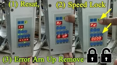jack 8669 UT reset , error Arn up remove & Speed ​​Lock || power mix control box