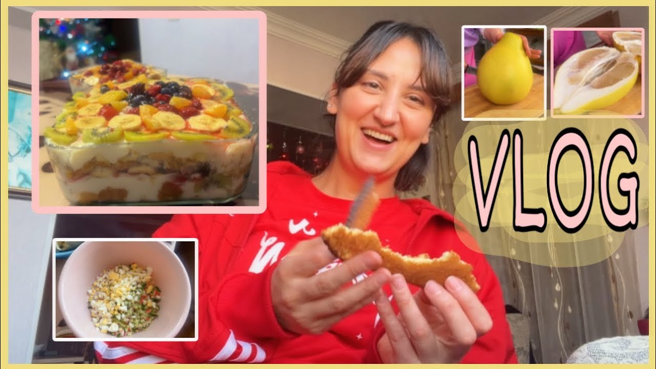 🍰VLOG: გოზინაყის ბოლო ნაჭერი/გემრიელობები გრძელდება/ჩინური ტორტის მომზადება/პაპაია არ ყოფილა🍈