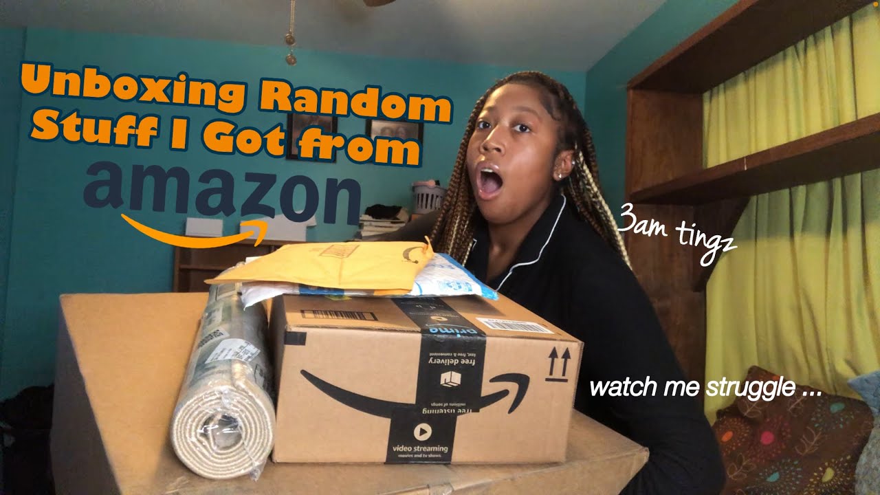 Unboxing RANDOM Stuff I Ordered From Amazon *at 3am* - YouTube