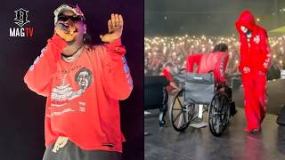 Offset Returns To The Stage In A Wheelchair Days After Getting Popped At Florida Casino