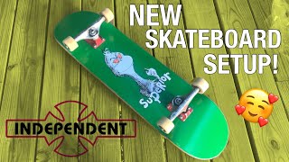 New Superior Skateboard Setup! | PLUS SKATE CLIPS!!