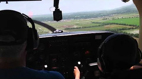 Edwin's First Landing in a Cessna 182