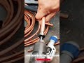 Auxiliary tool for deburring and chamfering the cutting edge of copper pipe
