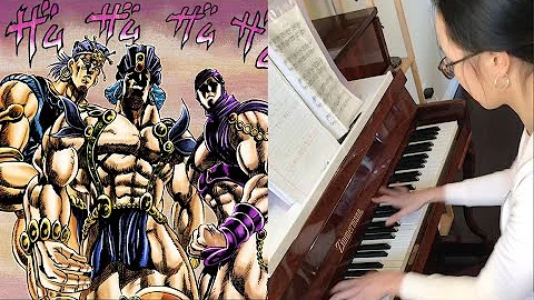 [JoJo's Bizarre Adventure] Awaken - Pillar Men Theme Piano Cover (with my cat)