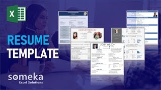 Resume Template - 5 Different Resume Formats in Excel