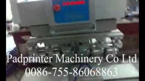 6 color shuttle ink cup pad printer,manufacturer of ink cup pad printing machine equipment