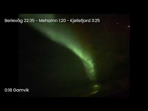 Northern light at Gamvik Norway