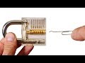 Open a Lock with a Paper Clip