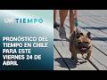 ¿Cuál será la máxima este viernes? Revisa el pronóstico del tiempo en Chile | CNN Tiempo