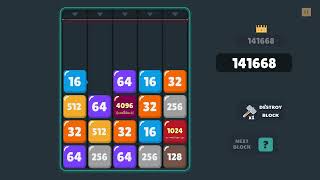 wow! what a game! Drop & Merge the Numbers 🕹️ Play Drop & Merge the Numbers on Crazzy Game Time screenshot 5