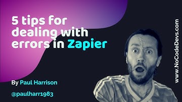 5 tips for dealing with errors in Zapier