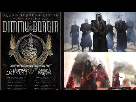 DIMMU BORGIR 2026 North American Tour w/ HYPOCRISY And SUFFOCATION dates/venues