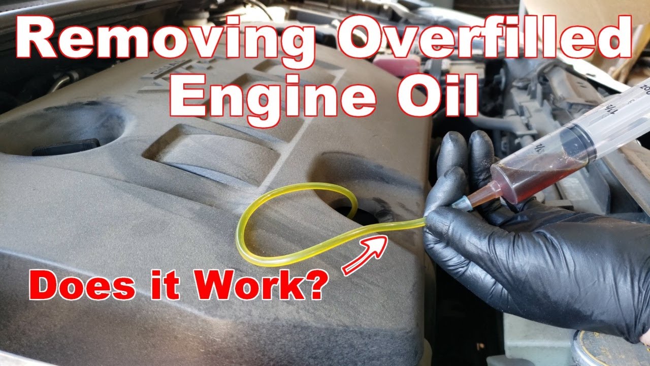 How to Fix Too Much Oil in Car  