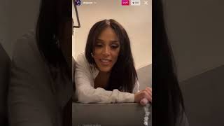 Doja cats dancing in lingerie on Instagram live