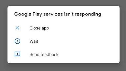 How to fix google play services isn