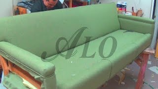 DIY: HOW TO REUPHOLSTER A SOFA/COUCH - ALO Upholstery