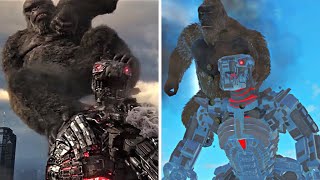 MECHAGODZILLA 2021 Cenas de Combates! Kaiju Universe - Roblox VS Filme┃PARTE 2