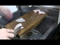 すし職人が淡々と仕込み カワハギ編 how to fillet a filefish