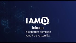 Inkoop 003 - Een inkooporder aanmaken via de kostenlijst