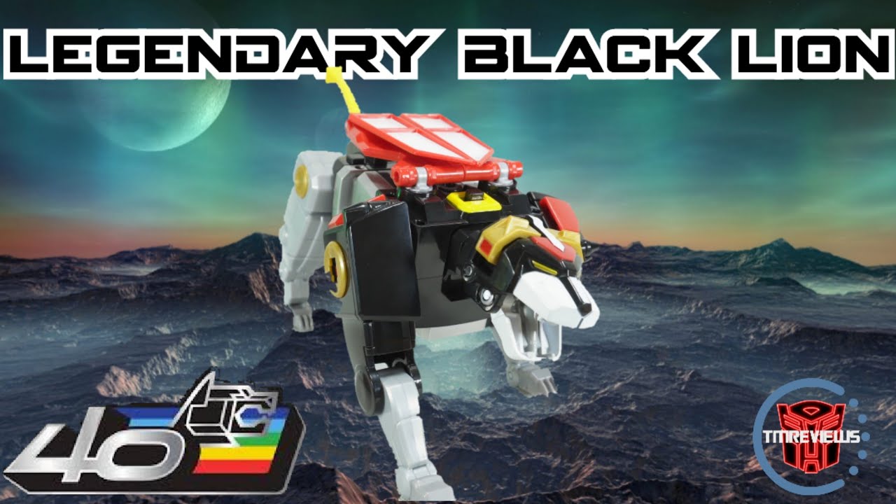 Playmates 40th Anniversary Classic Voltron Legendary Black Lion