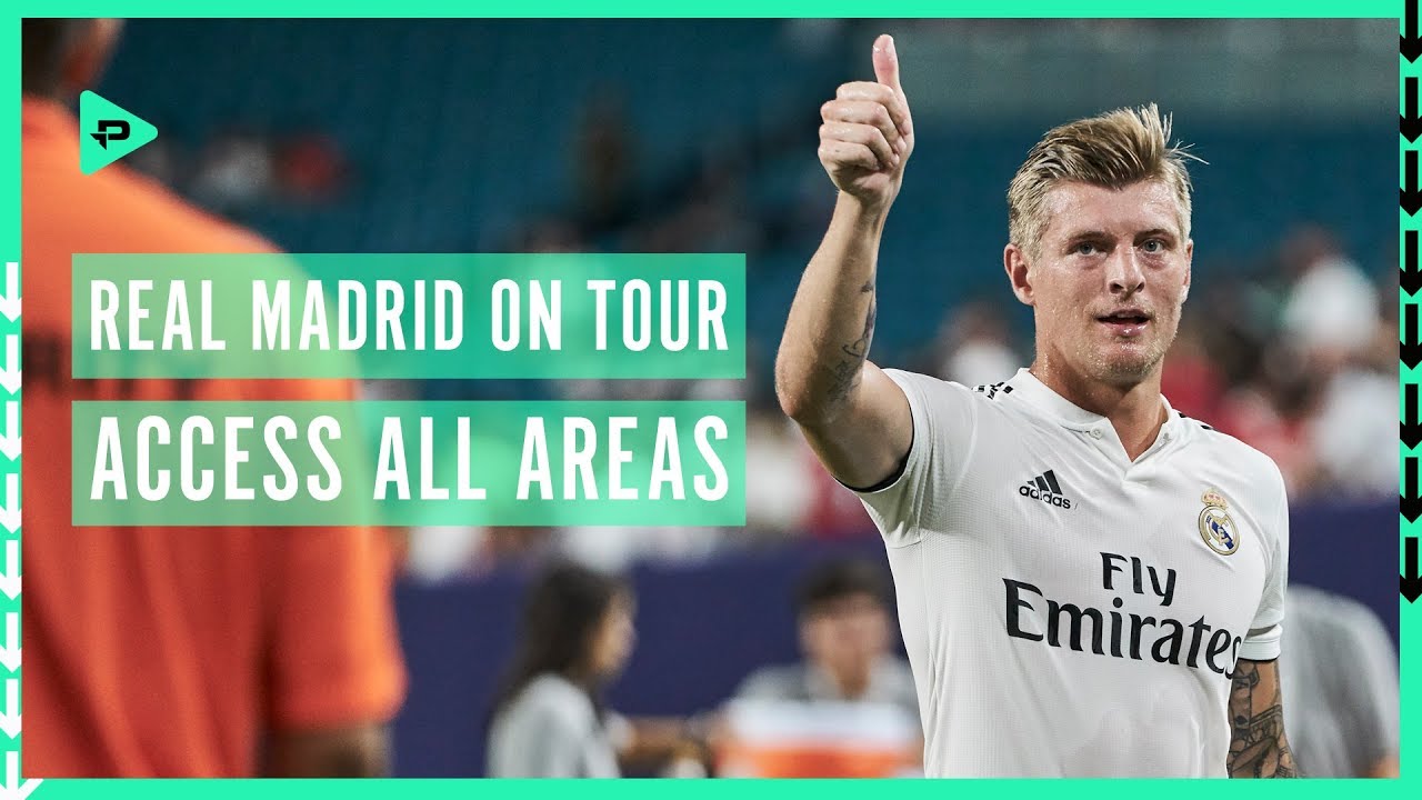 Real Madrid Access All Areas in Miami - Bale Benzema Kroos Arbeloa