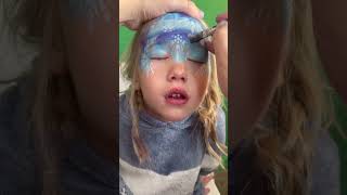 Elsa Face Painting! Cute Elsa Monster Truck! #Shorts #Facepainting #Facepaint #Elsa #Cute