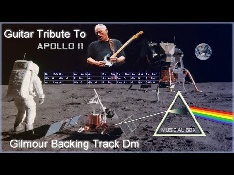 Guitar Tribute To Gilmour Backing Track Dm