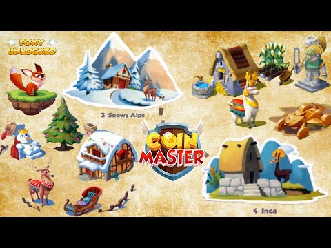 Coin Master прохождение 3 Snowy Alps and Inca / Мастер Монет