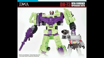 Dk-73 DNA Designs Deva Upgrade kits for Studio Series 86 Devastator the ultimate set?#transformers