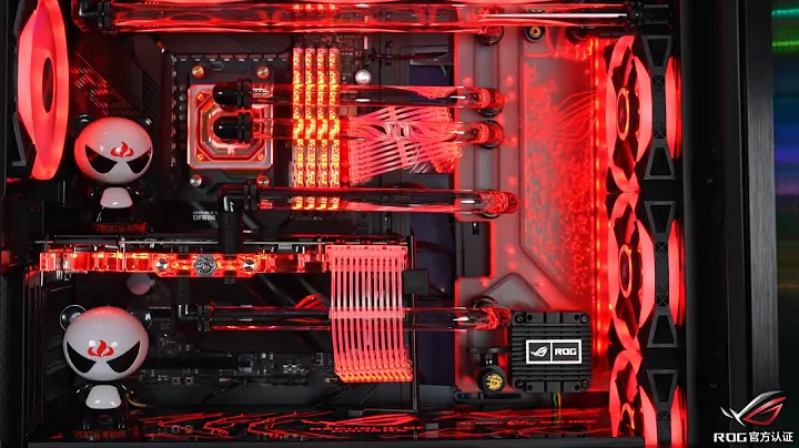 Computer installation: 2.7 million points ROG3090 + AMD5950X split water-cooled host