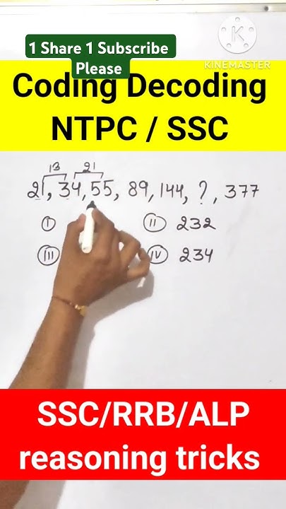 #ntpc #codingdecodingtricks #numbers Analogy RRB-NTPC, GROUP-D ll SSC ...