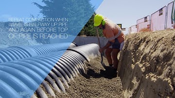 EUROFLO culvert pipe how-to guide - correct compaction around pipe