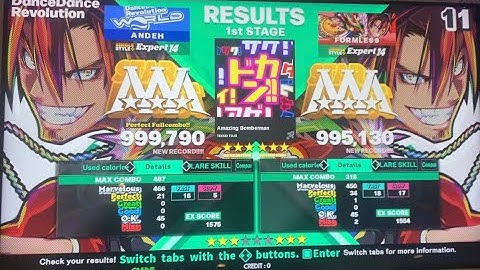 [DDR WORLD] Amazing Bomberman (ESP-14) 999,790 PFC